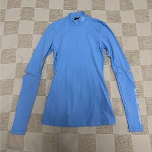 NWOT J. lindeberg Mock NeckLS Golf Top X Nelly Korda size XS
